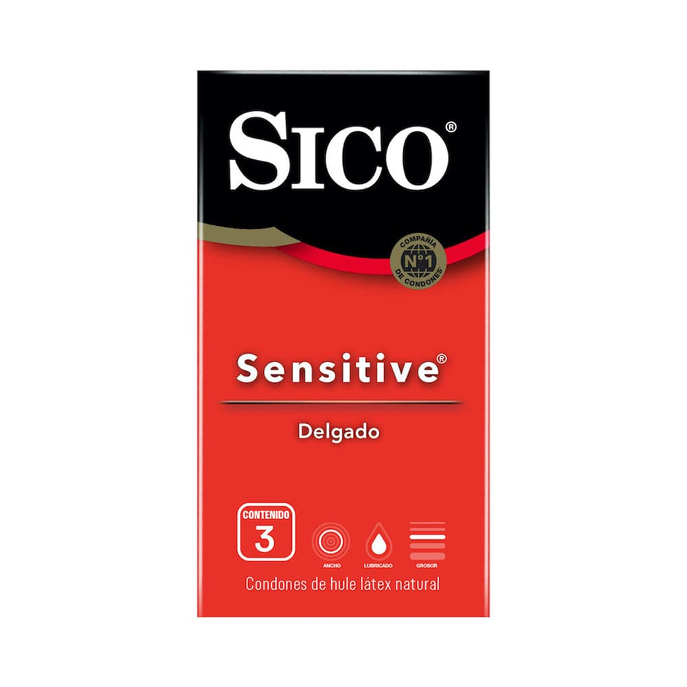 PRESERVATIVOS SENSITIVE SICO C/3 1PZA