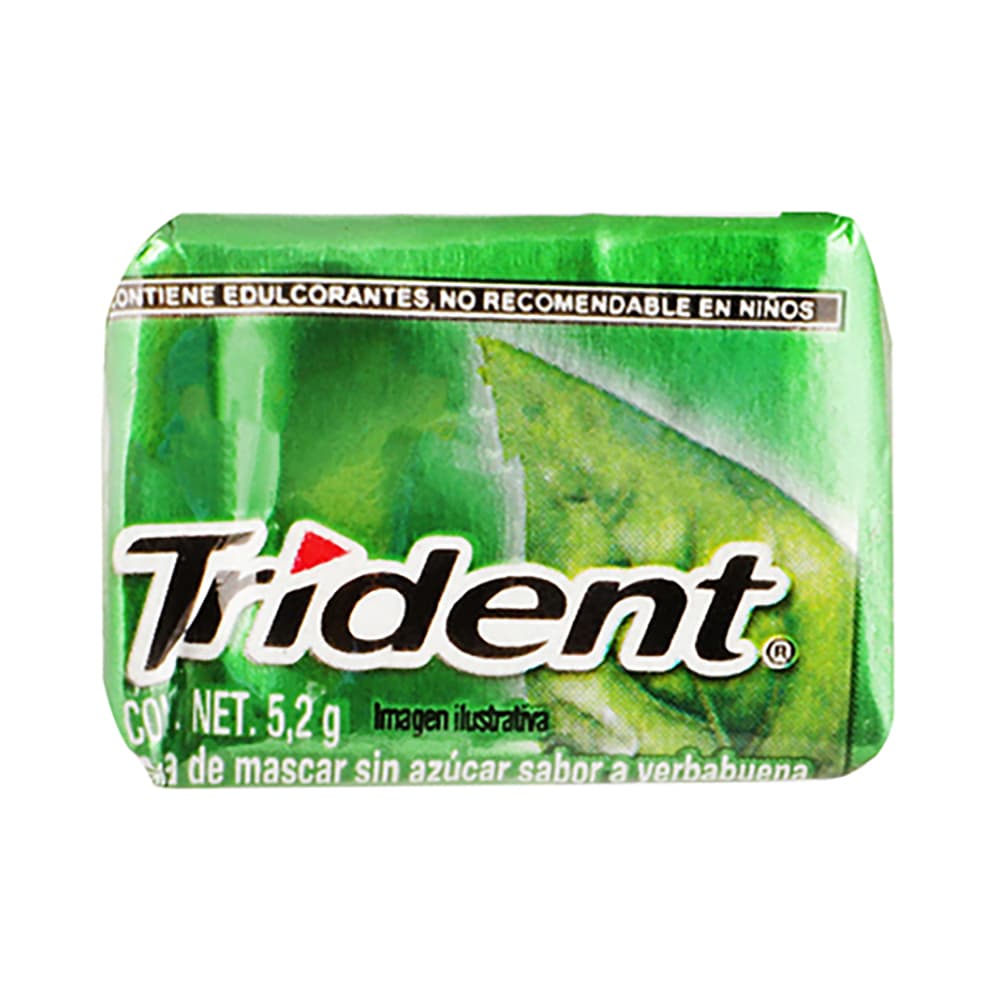 TRIDENT 4S YERBABUENA 5.2 G 1PZA             .