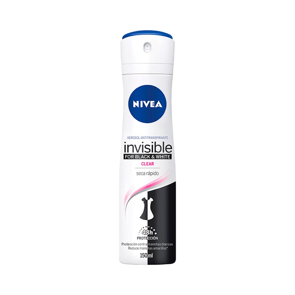 NIVEA CLEAR MUJER INVISIBLE 150 ML SPR