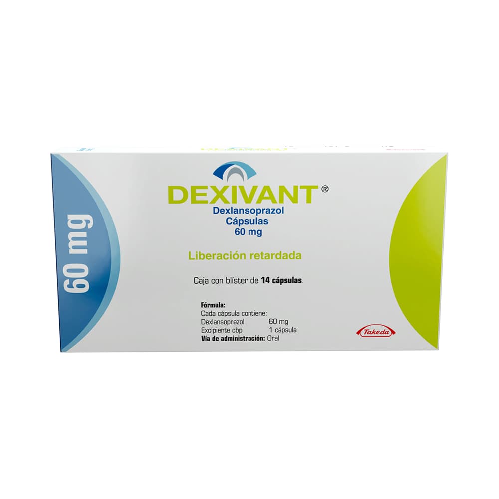 Takeda Pharmaceuticals Dexivant 60 mg Capsulas C14 1 Pieza