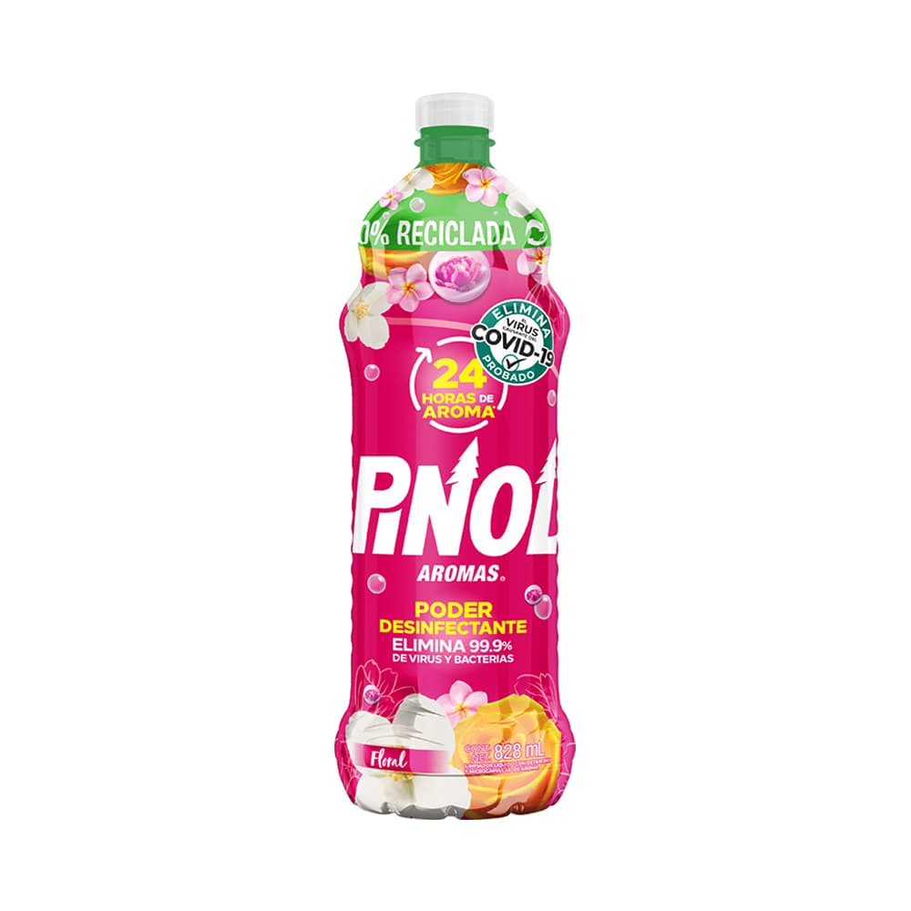 PINOL AROMAS FLORAL LIMPIADOR 828 ML