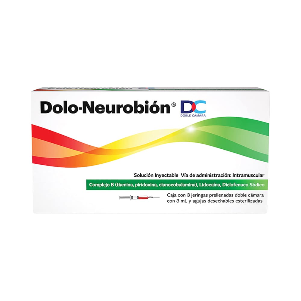 Consumer Health Doble Cámara Dolo Neurobión Simple 3 Dosis