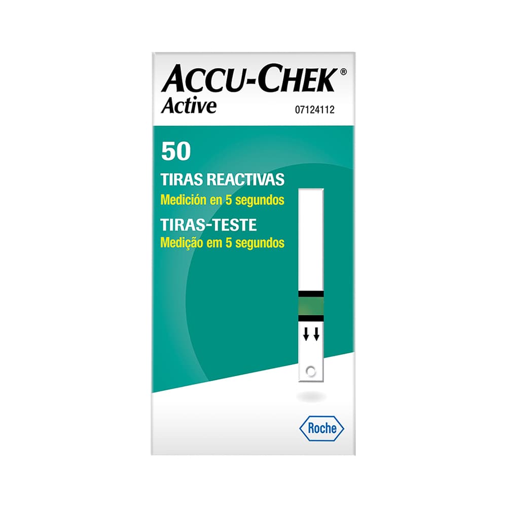 Accu Check Active Tiras 50 Piezas