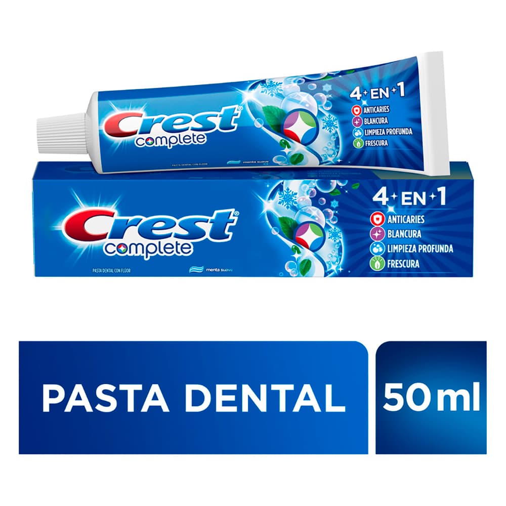 PASTA DENTAL CREST COMPLETE 4 EN 1 50ML