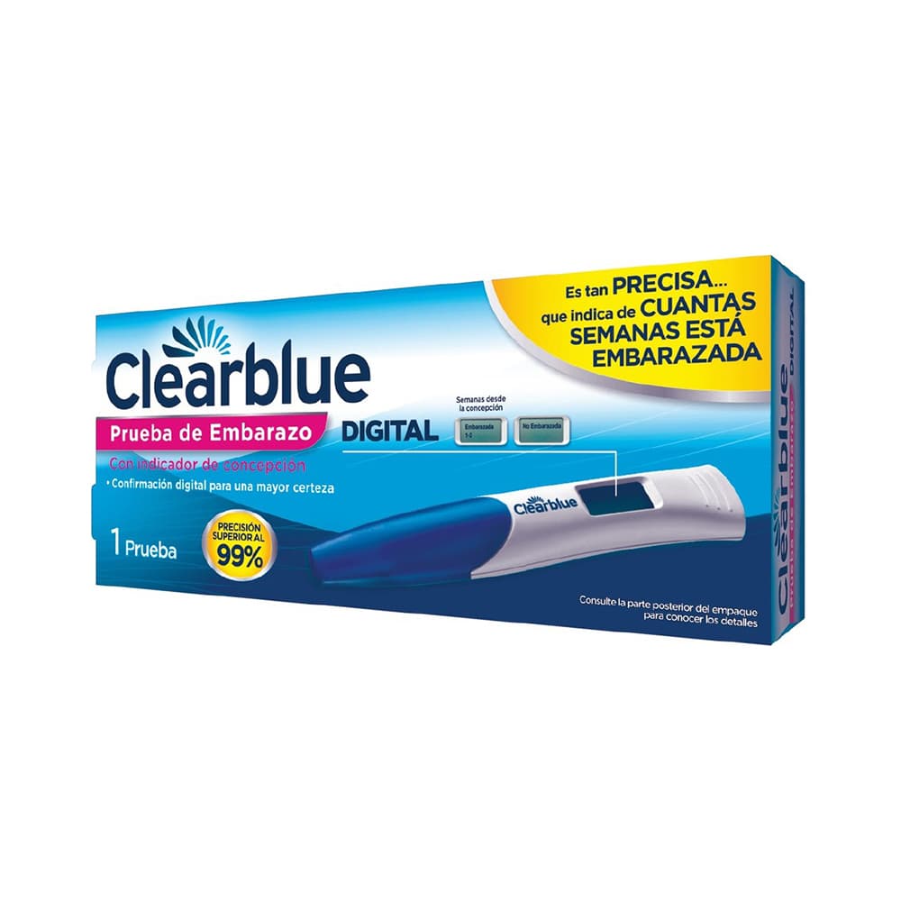 Clearblue Prueba Embarazo Digital 1 Pieza