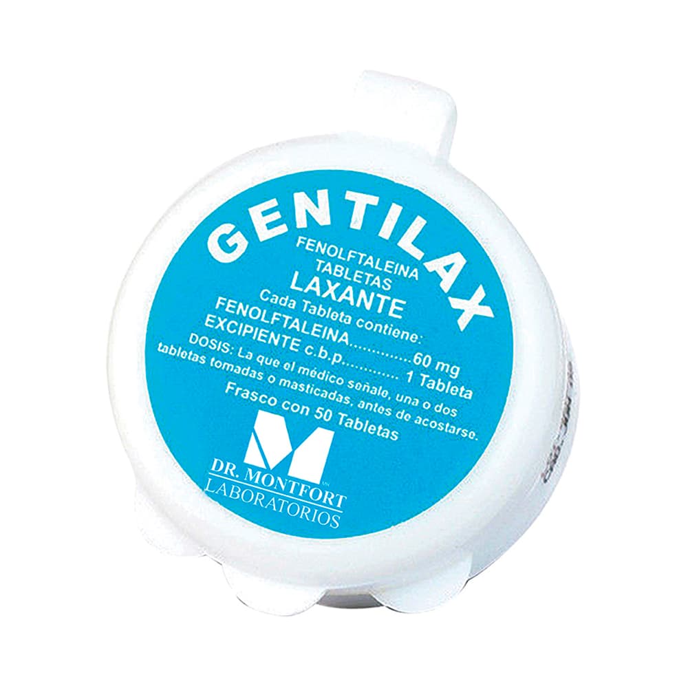 Gentilax Laxante 50 Tabletas