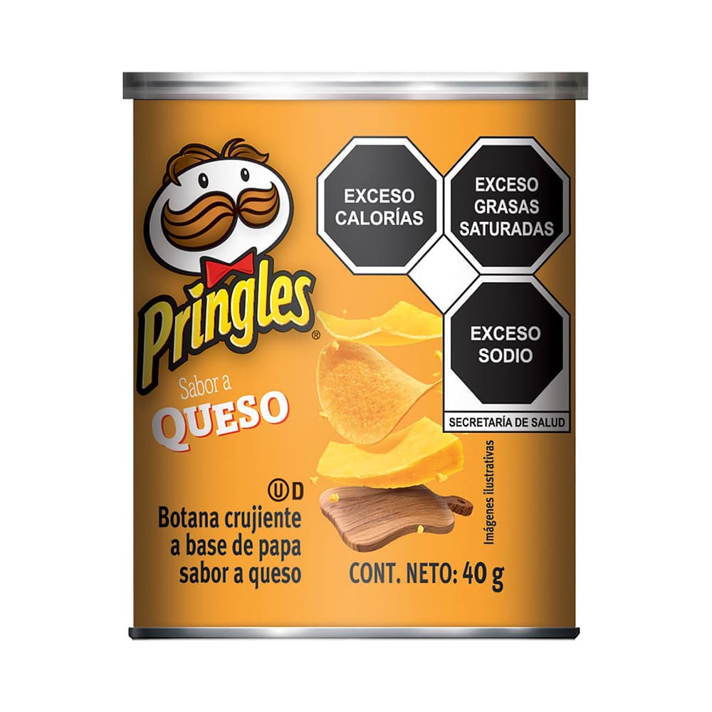 PAPAS PRINGLES QUESO 40 GR             .