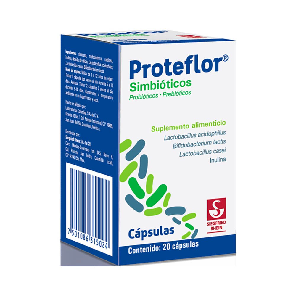 Proteflor Bifidobacterium 20 Cápsulas