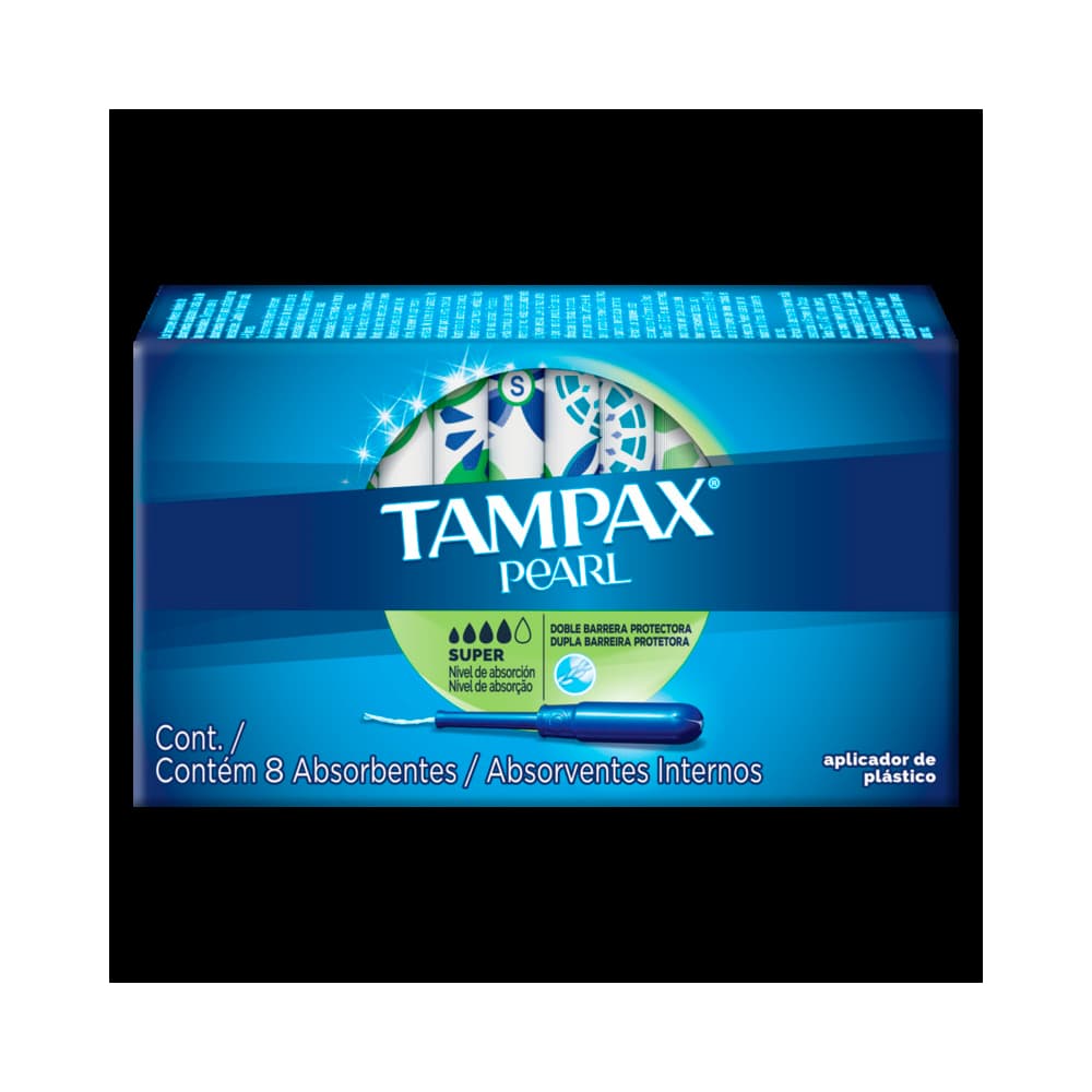 Tampax Tampones Pearl Super 8 Tampones