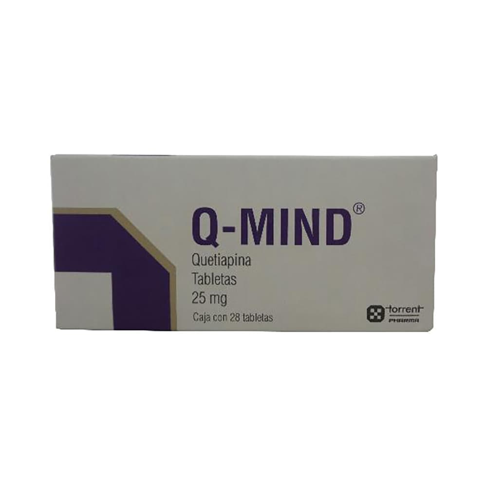 Torrent Q Mind Quetiapina 25 mg 28 Tabletas