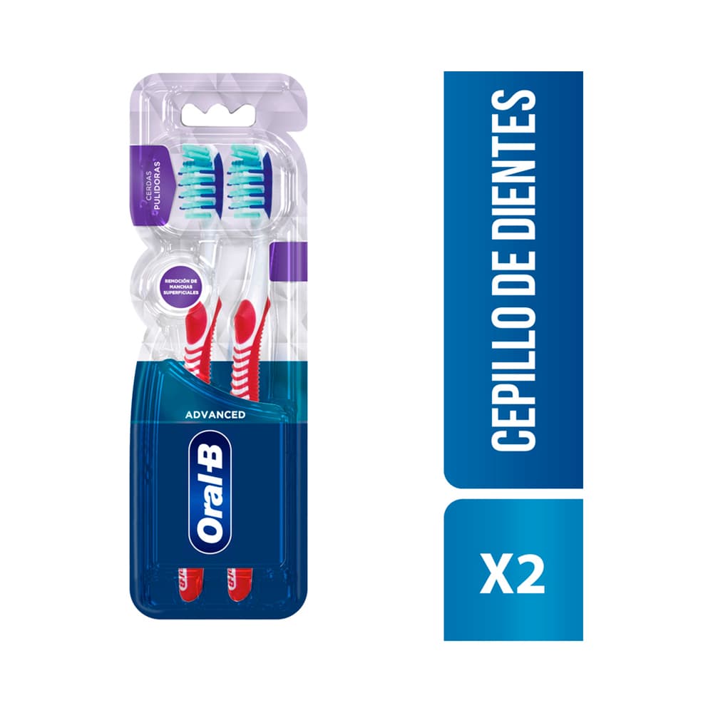 Oral-B Cepillo de Dientes 3D White Radiant 2 Cepillos