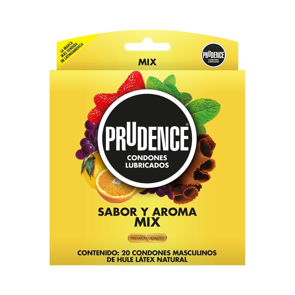 Prudence Preservativos de Sabores 20 Piezas