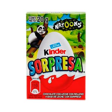 KINDER SORPRESA NATOONS 20 GR