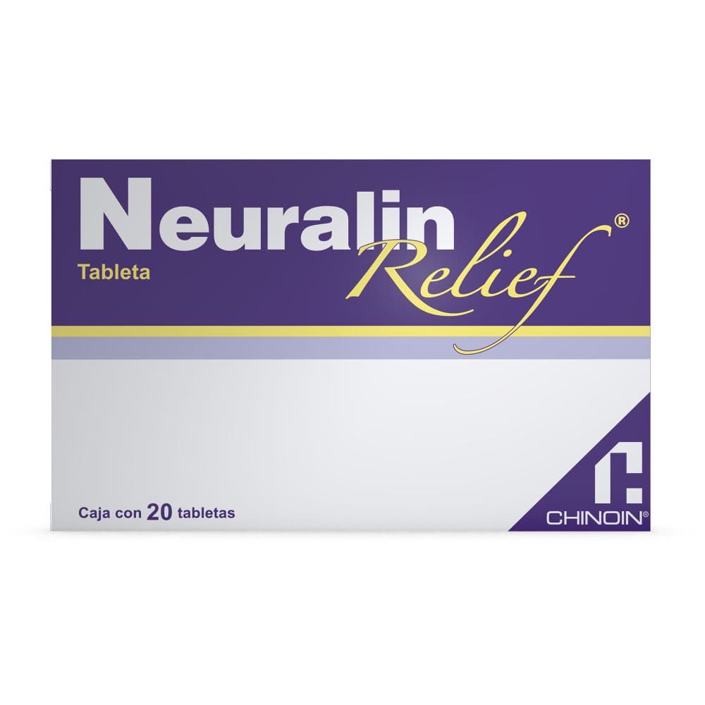 Neuralin Relief 100 mg / 100 mg 20 Tabletas
