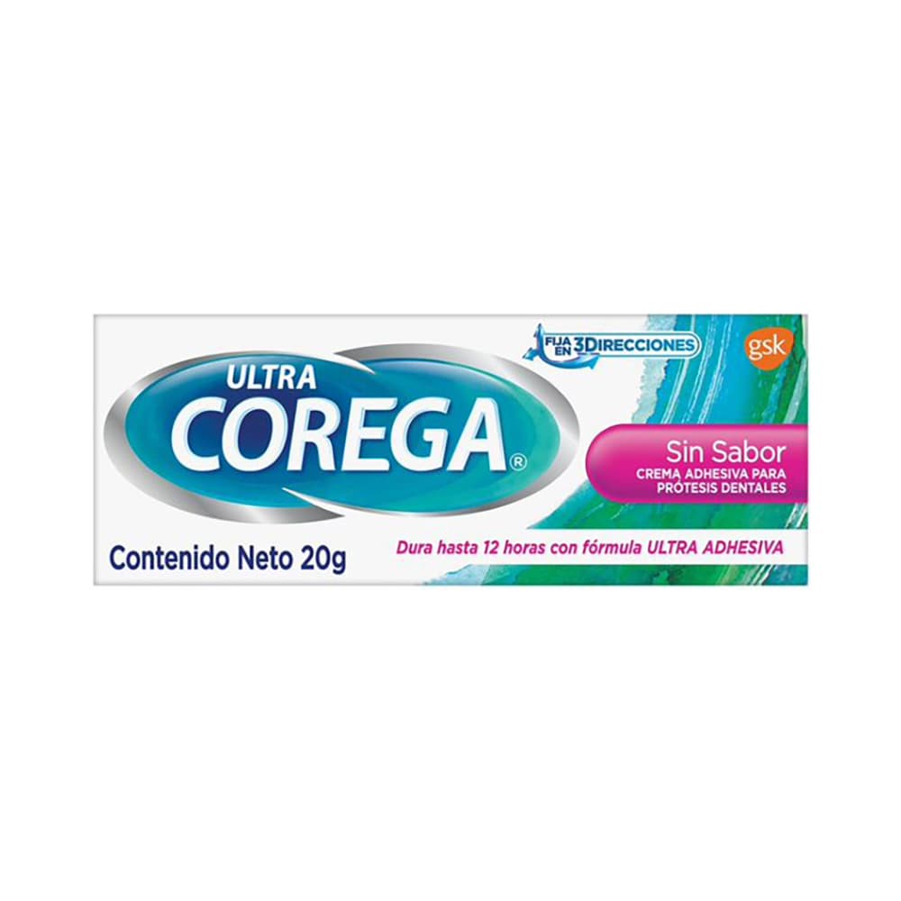 Corega Crema Adhesiva para Prótesis Dentales 20 grs