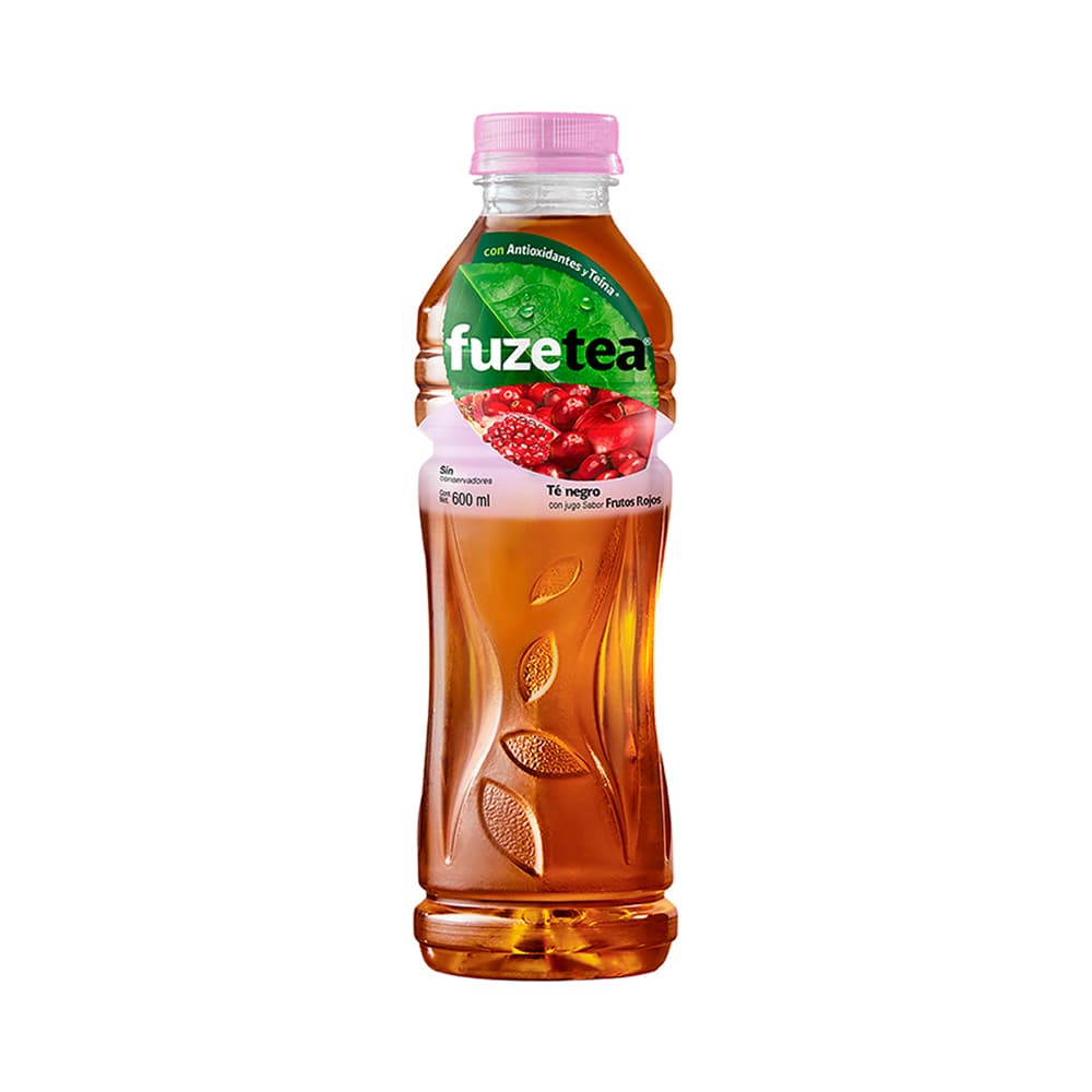 FUZE TEA TE NEGRO FRUTOS ROJOS 600 ML