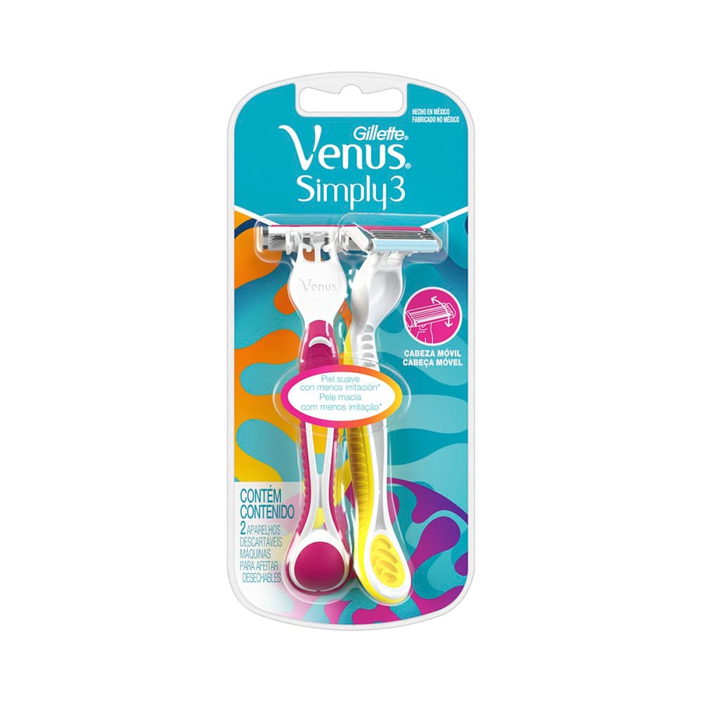 Gillette Simply Venus Rastrillo 2 Unidades