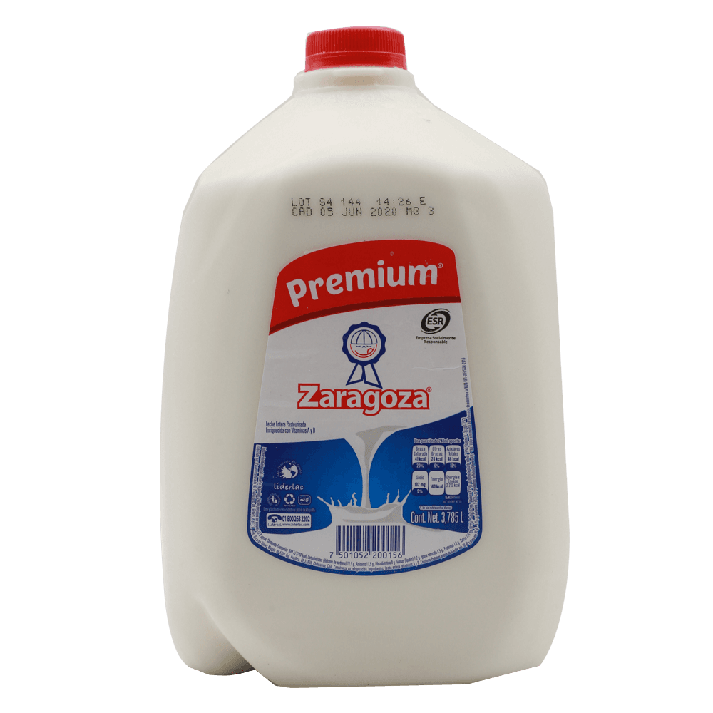LECHE ZARAGOZA PREMIUM 3.78L           .