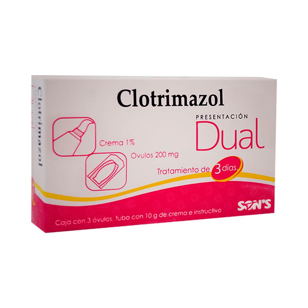 Gm Clotrimazol 3 Ovulos y Crema 1 Pieza