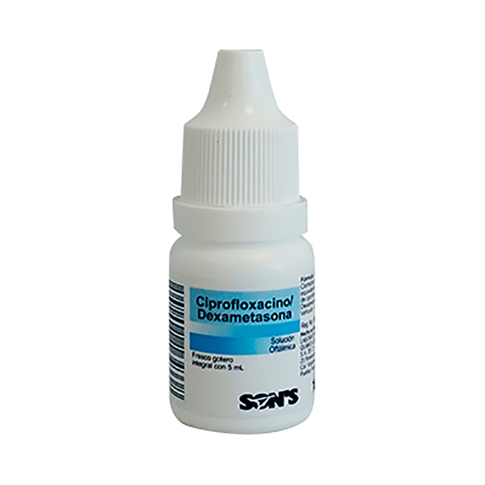 Gm Ciprofloxacino/Dexametasona 5 ml Solución