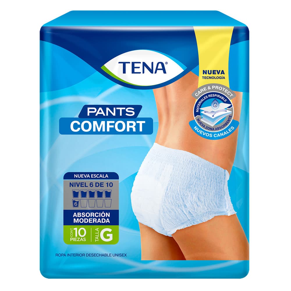 TENA COMFORT PANTS GDE 10UN