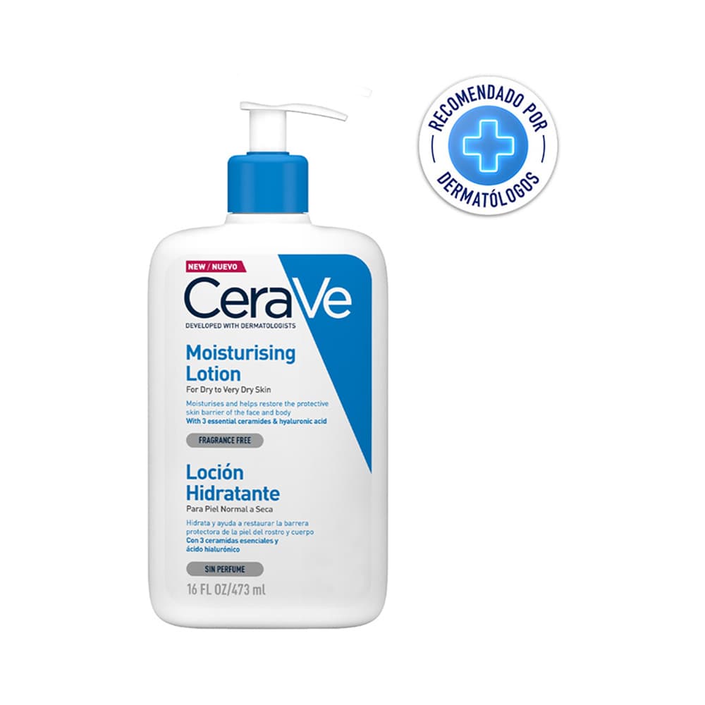 Cerave Loción Hidratante Rostro Cuerpo Ácido Hialurónico 473 ml