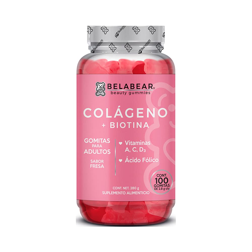 BELABEAR COLAGENO + BIOTINA 100 GOM