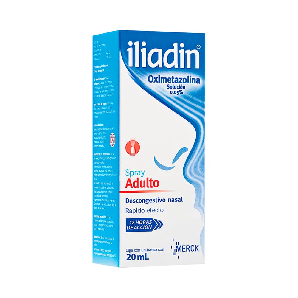 Iliadin Adulto Oximetazolina Spray nasal 0.05% 20 ml
