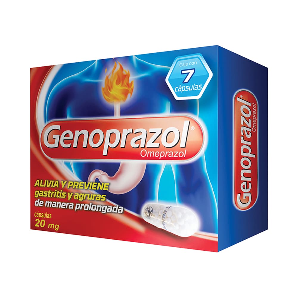 GENOPRAZOL 7 CAPSULAS