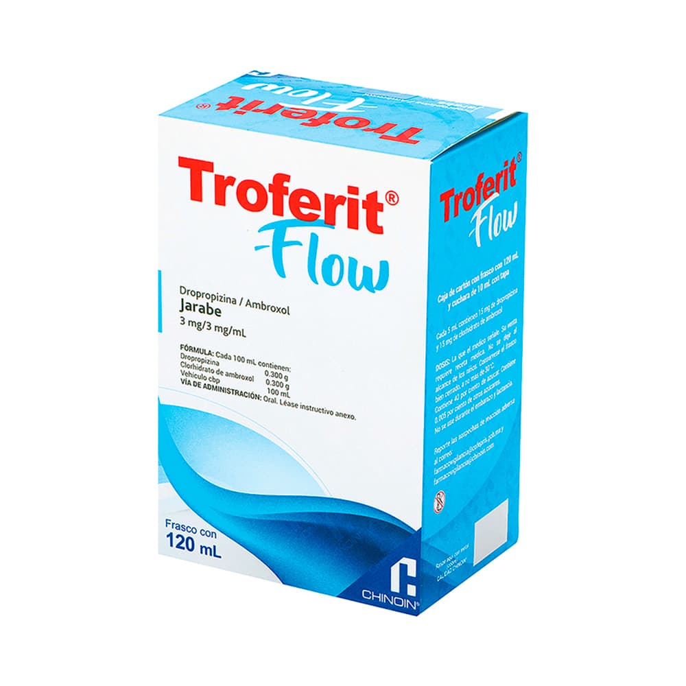Chinoin Troferit Flow Jarabe 120 ml