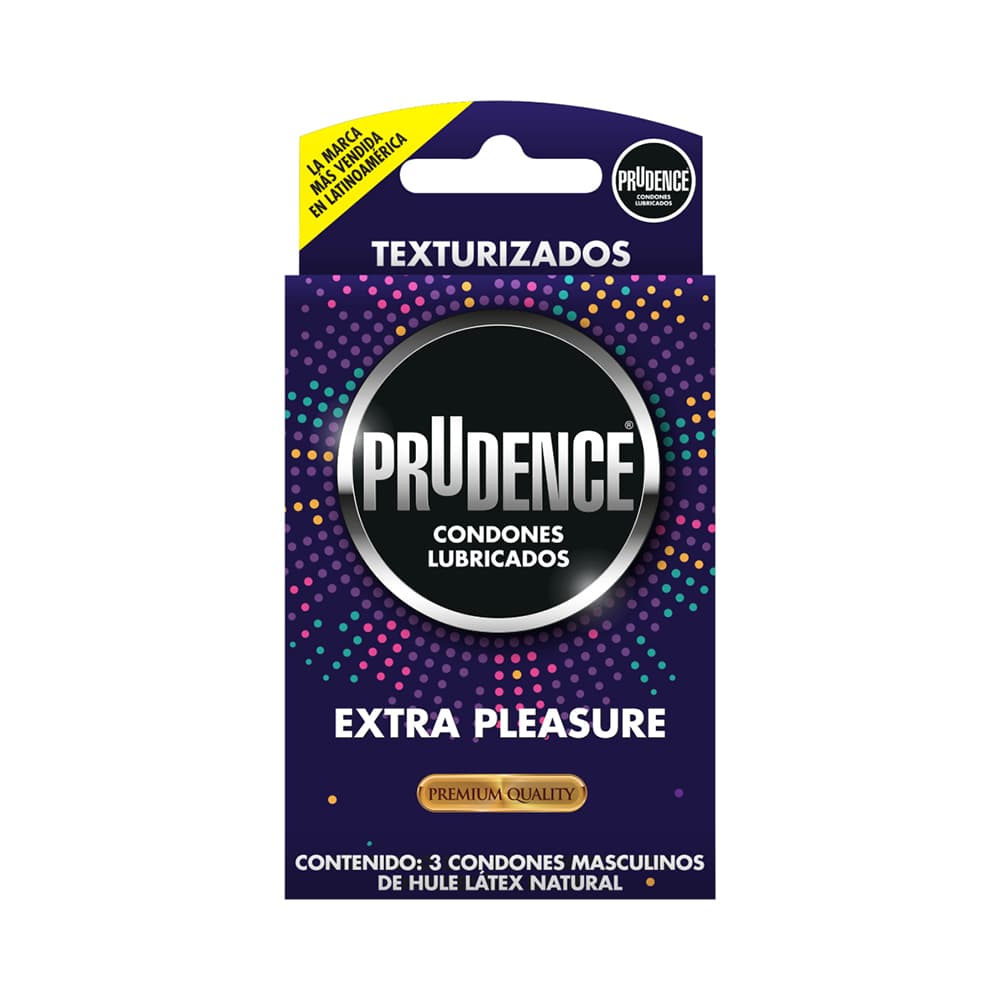 Prudence Extra Pleasure Condones 3 Piezas