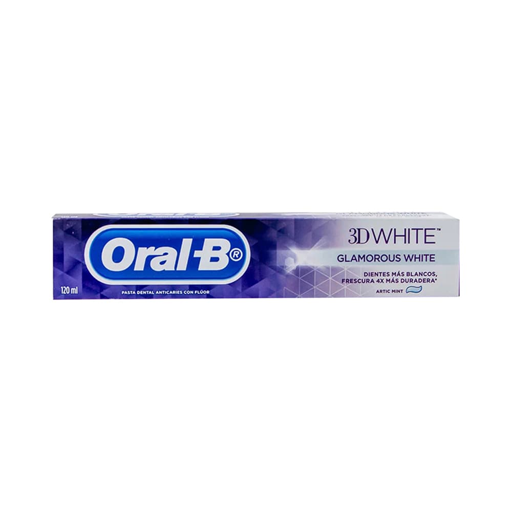 ORALB PASTA 3D W GLAMOROUS WHITE 120ML