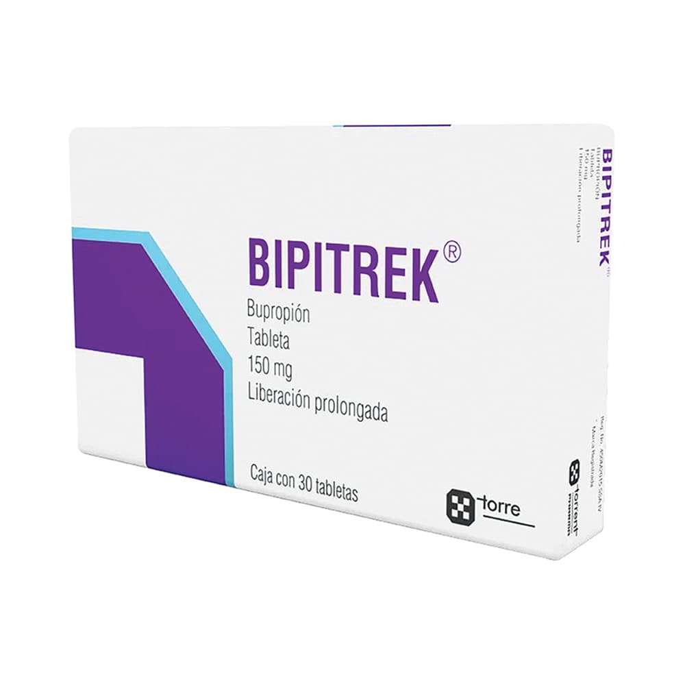 Torrent Bipitrek Bupropion 150 mg 30 Tabletas
