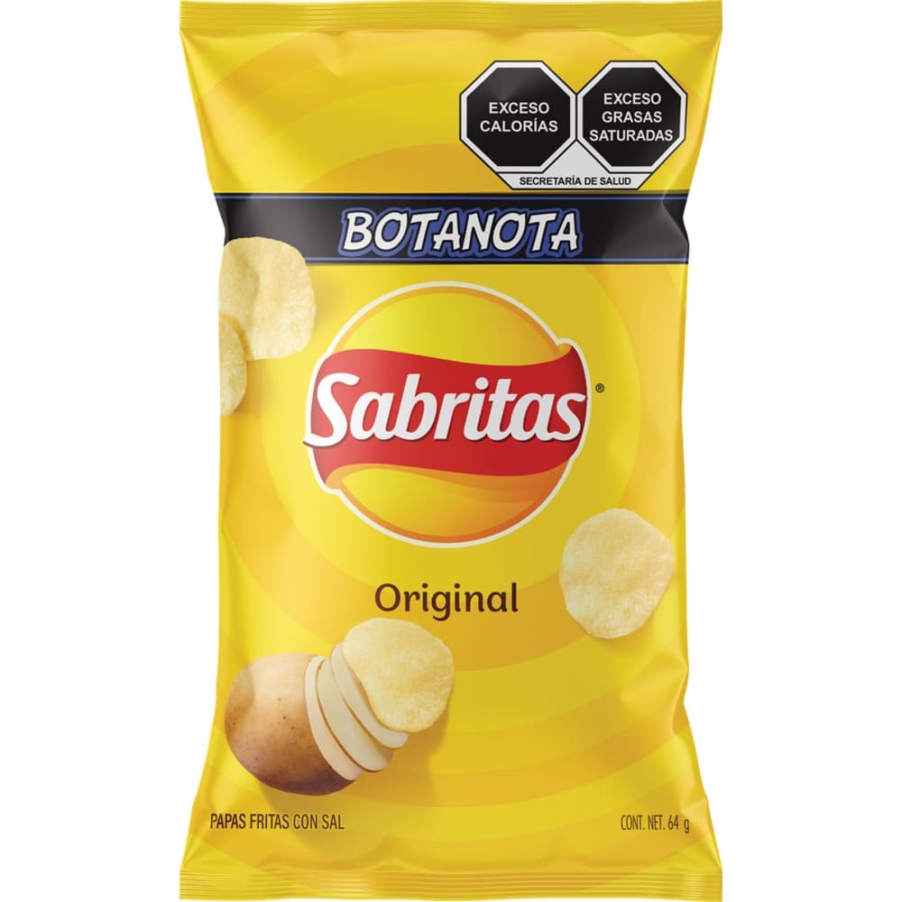 SABRITAS SAL BOTANOTA 64GR