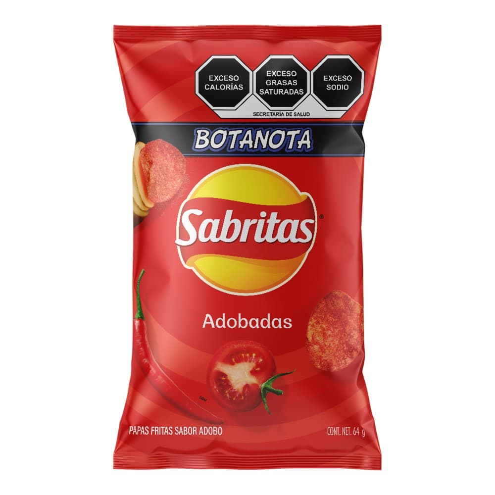 SABRITAS ADOBADAS BOTANOTA 64GR