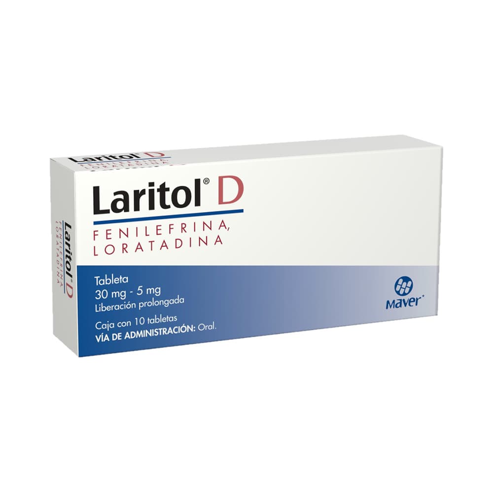 Gm Fenilefrina/Loratadina 5/30 mg 10 Tabletas