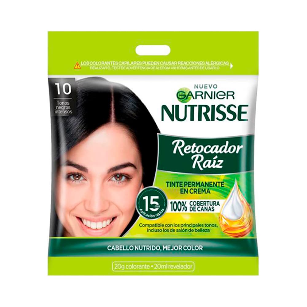 NUTRISSE RETOCADOR RAIZ 10 NEGRO INT 1 U