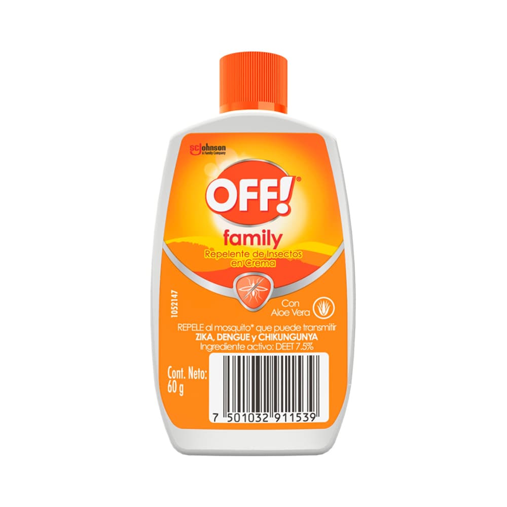 Off! Repelente de Insectos Crema 60 grs