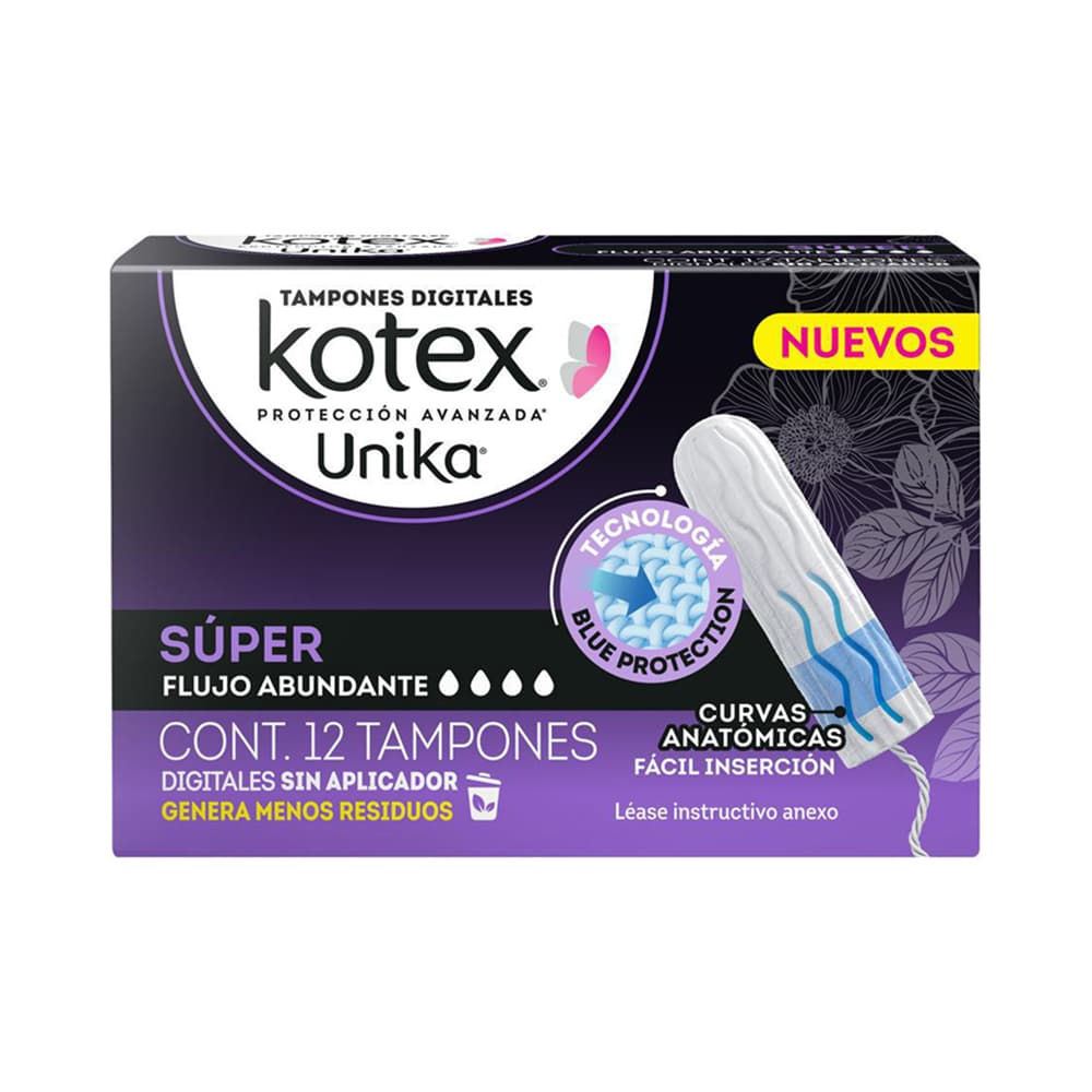 KOTEX UNIKA TAMPON DIGITAL SUPER 12 S
