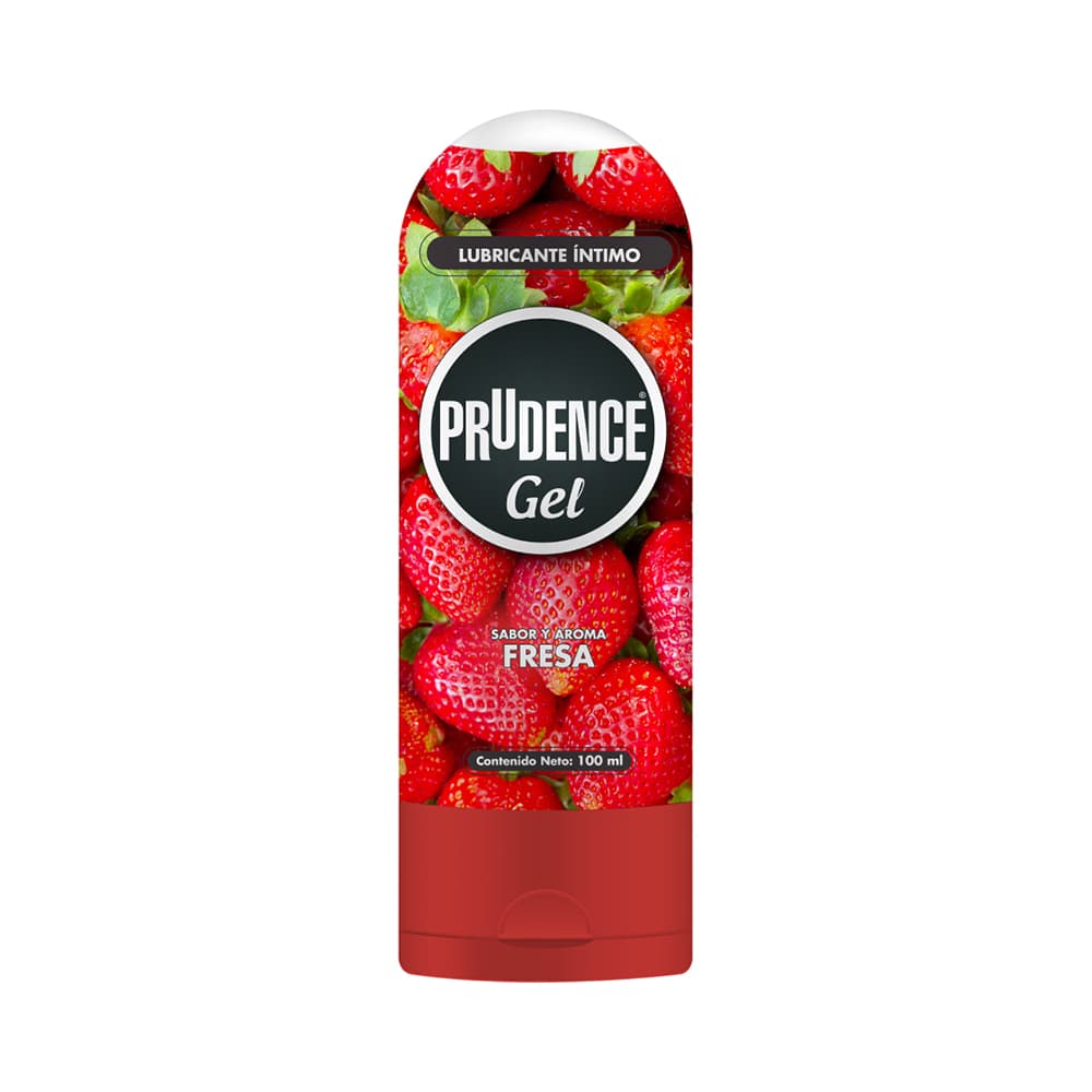 Prudence Lubricante Íntimo en Gel Sabor Fresa 100 ml