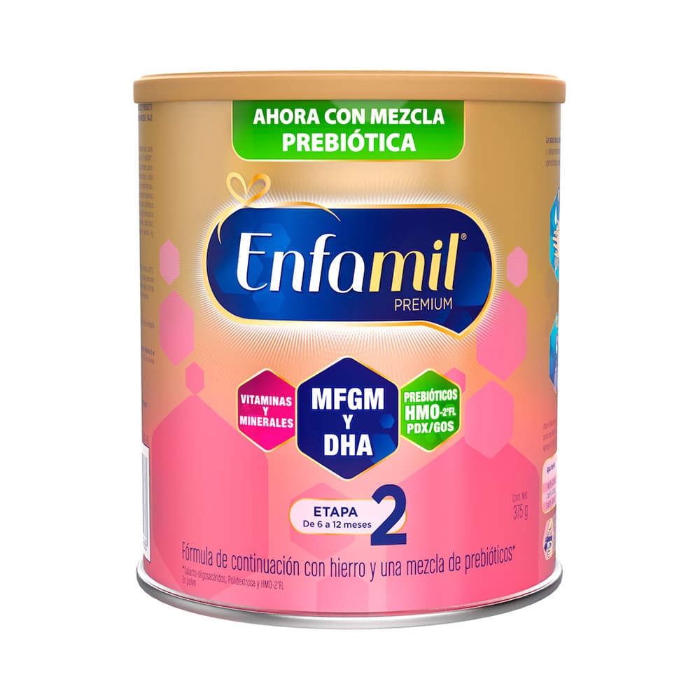 Mead Johnson Enfamil Premium 2 Fórmula Láctea 375 grs