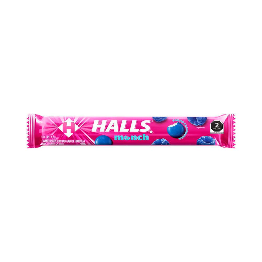 HALLS MONCH FRAMBUESA 16.8 GR