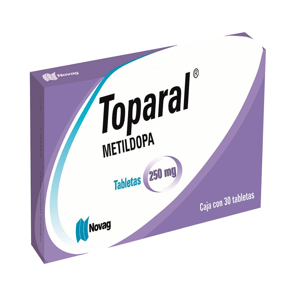 Gm Metildopa 250 mg 30 Tabletas