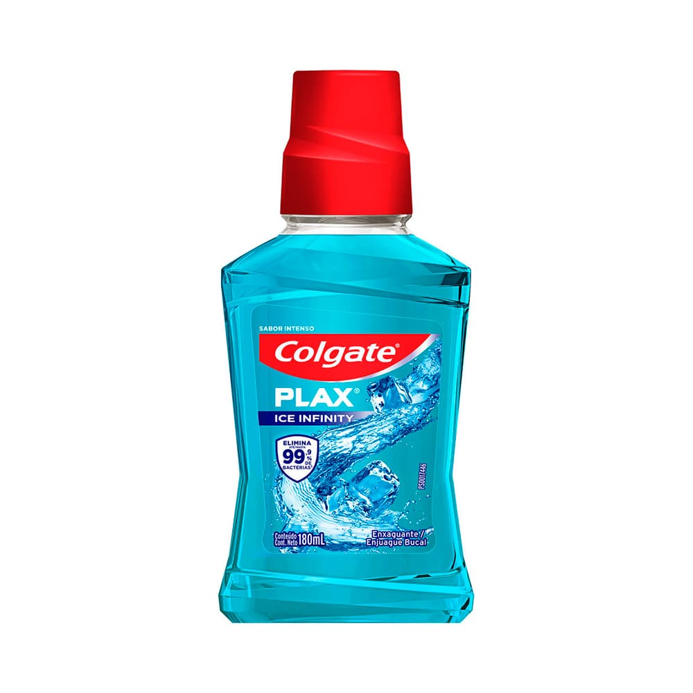 Colgate Enjuague Plax Ice Infinity 180 ml