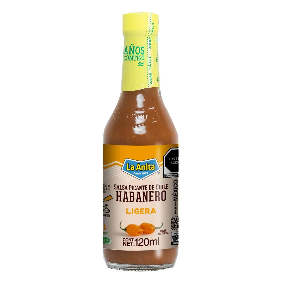 SALSA LIGERA, HABANERO 120ML