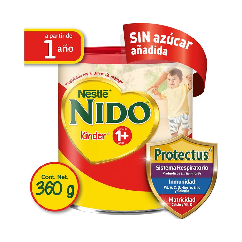 Leche Nido Kinder 1-3 años 360 g