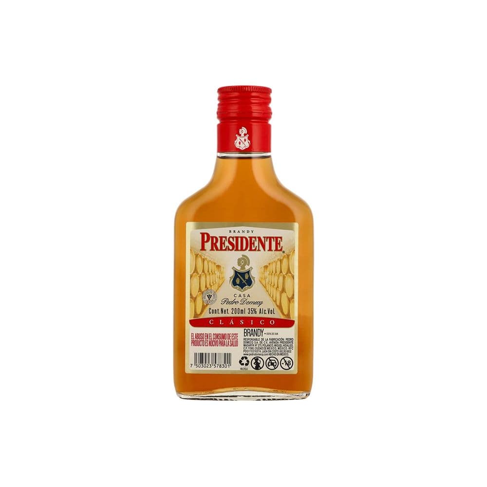 Presidente Clásico Brandy 200 ml