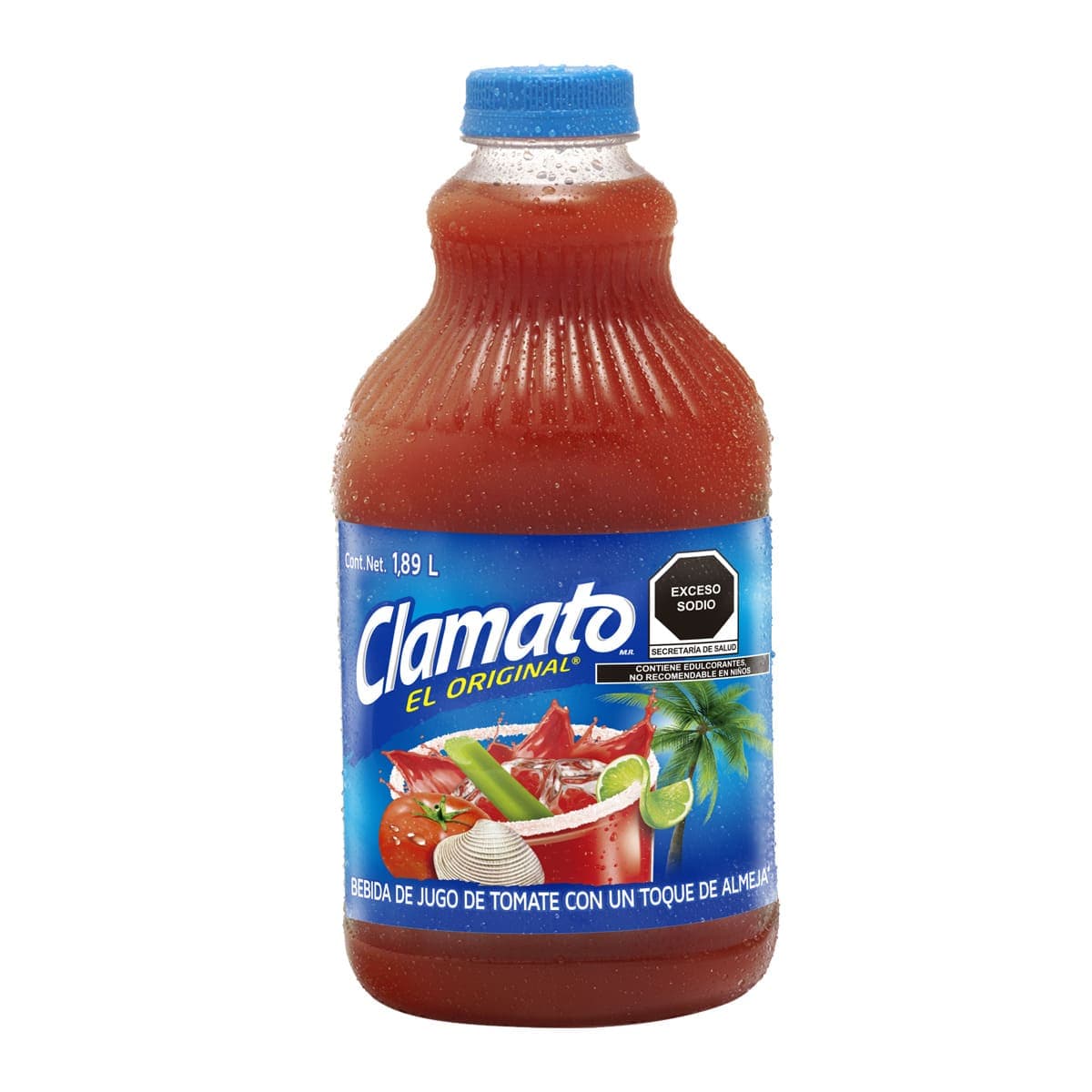 Jugo Clamato Tomate Almeja 1.89 Litros Botella Plástico