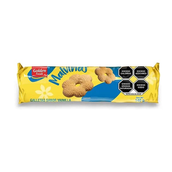 Galleta Golden foods malvinas rollo 140 g