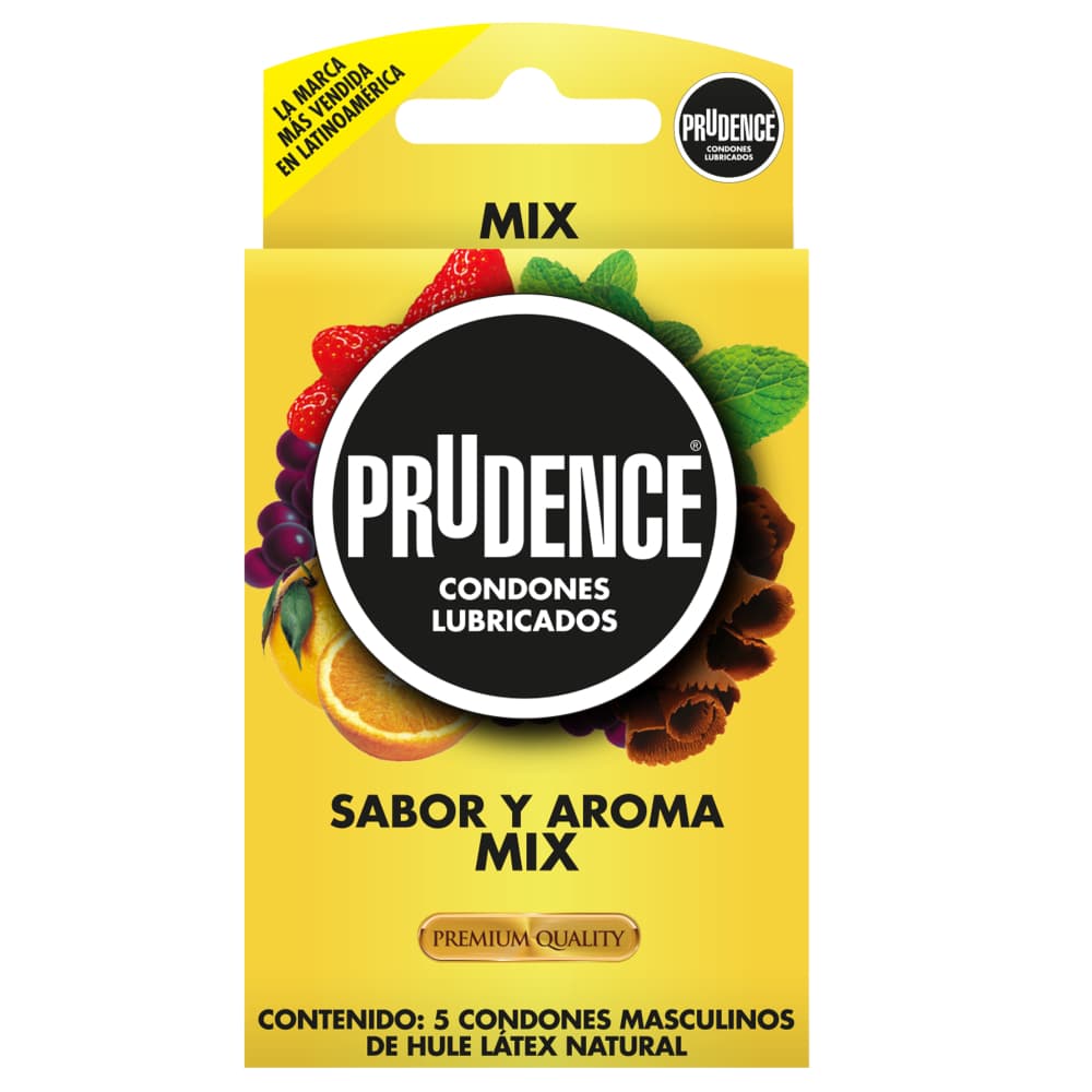 PRESERVATIVO MIX PRUDENCE C/5 1PZA     .